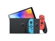 Nintendo Switch Oled Neon Blue/Red + CTR + CARS 3 + SONIC + EVERYBODY SWITCH game cover